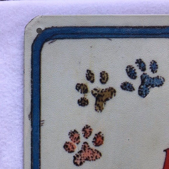 Metal Cat Sign Artwork Please Don’t Let The Cat Out. No Matter What It Tells U - Picture 5 of 9